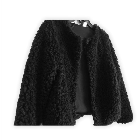 🎉HP🎉 [H&M] Faux Fur Fuzzy Jacket - Picture 5 of 6